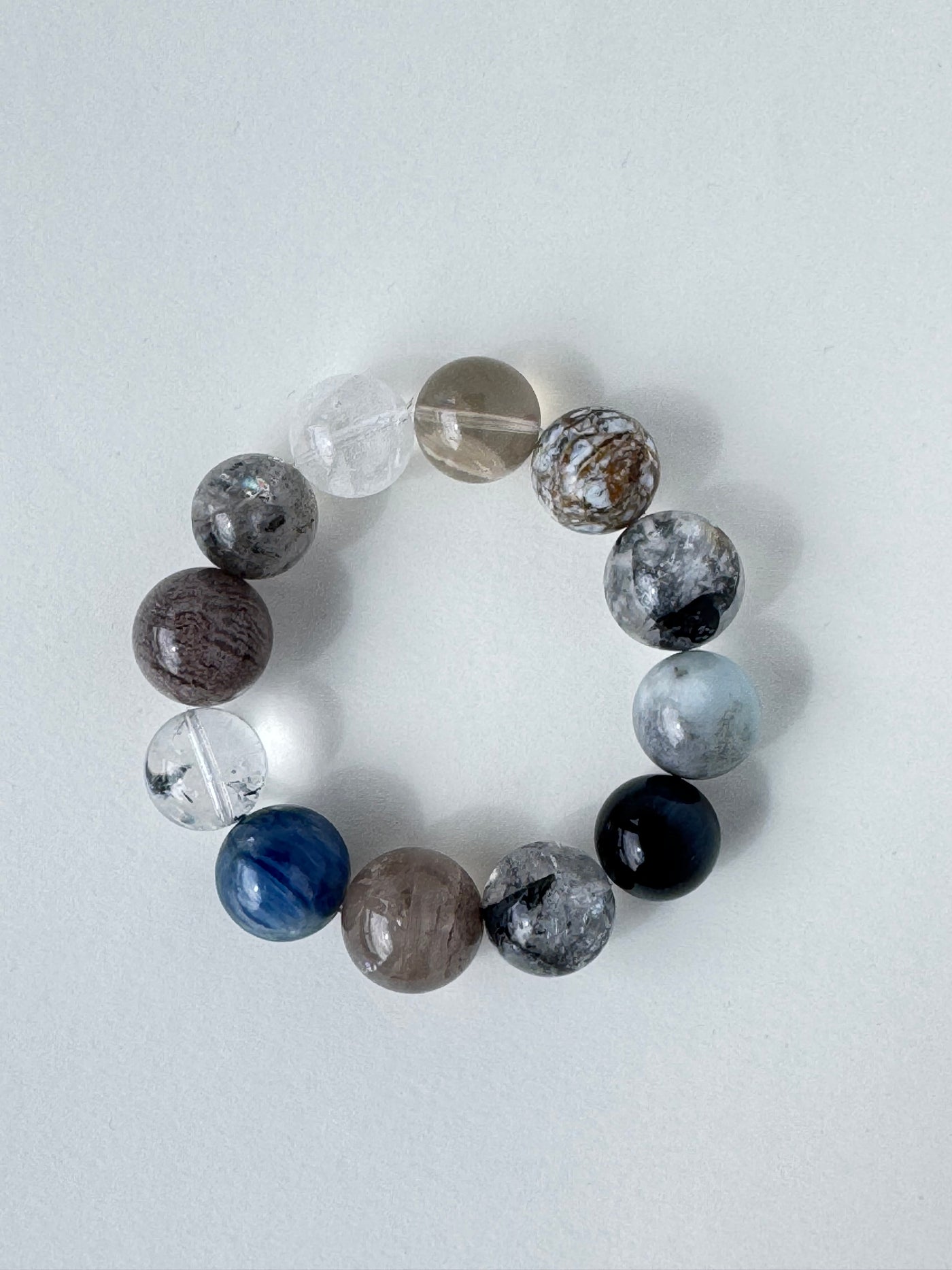 OSTONE Purple Blue Natural Crystal Bracelet 06 product image 1